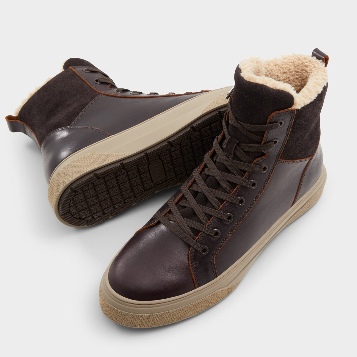 Dusker Cognac Men's Lace-up boots - Lace-up boot, Cup sole | Aldo