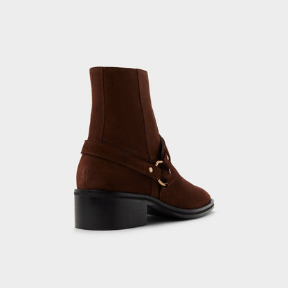 Marcos in Dark Brown - Ankle boot, Block heel | Aldo