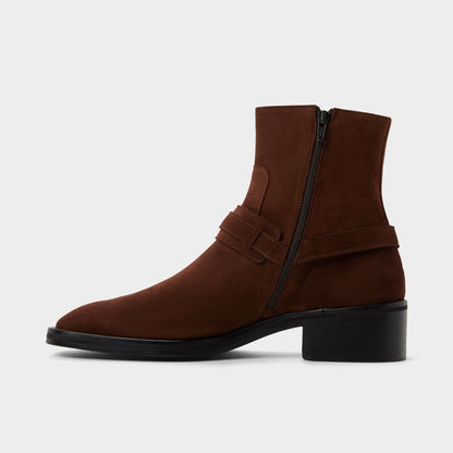Marcos in Dark Brown - Ankle boot, Block heel | Aldo