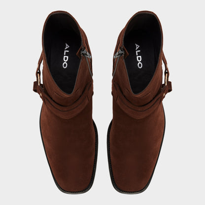 Marcos in Dark Brown - Ankle boot, Block heel | Aldo
