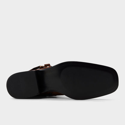 Marcos in Dark Brown - Ankle boot, Block heel | Aldo