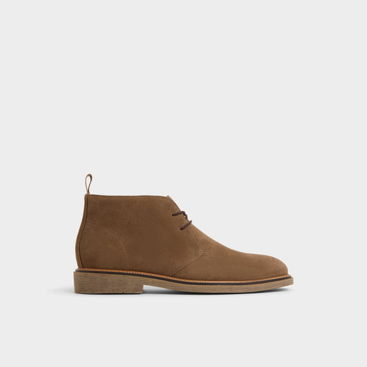 Jefrey Dark Brown Leather Suede Men's Chukka boots - Chukka boot | Aldo