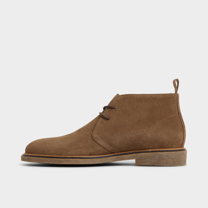 Jefrey Dark Brown Leather Suede Men's Chukka boots - Chukka boot | Aldo