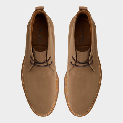 Jefrey Dark Brown Leather Suede Men's Chukka boots - Chukka boot | Aldo