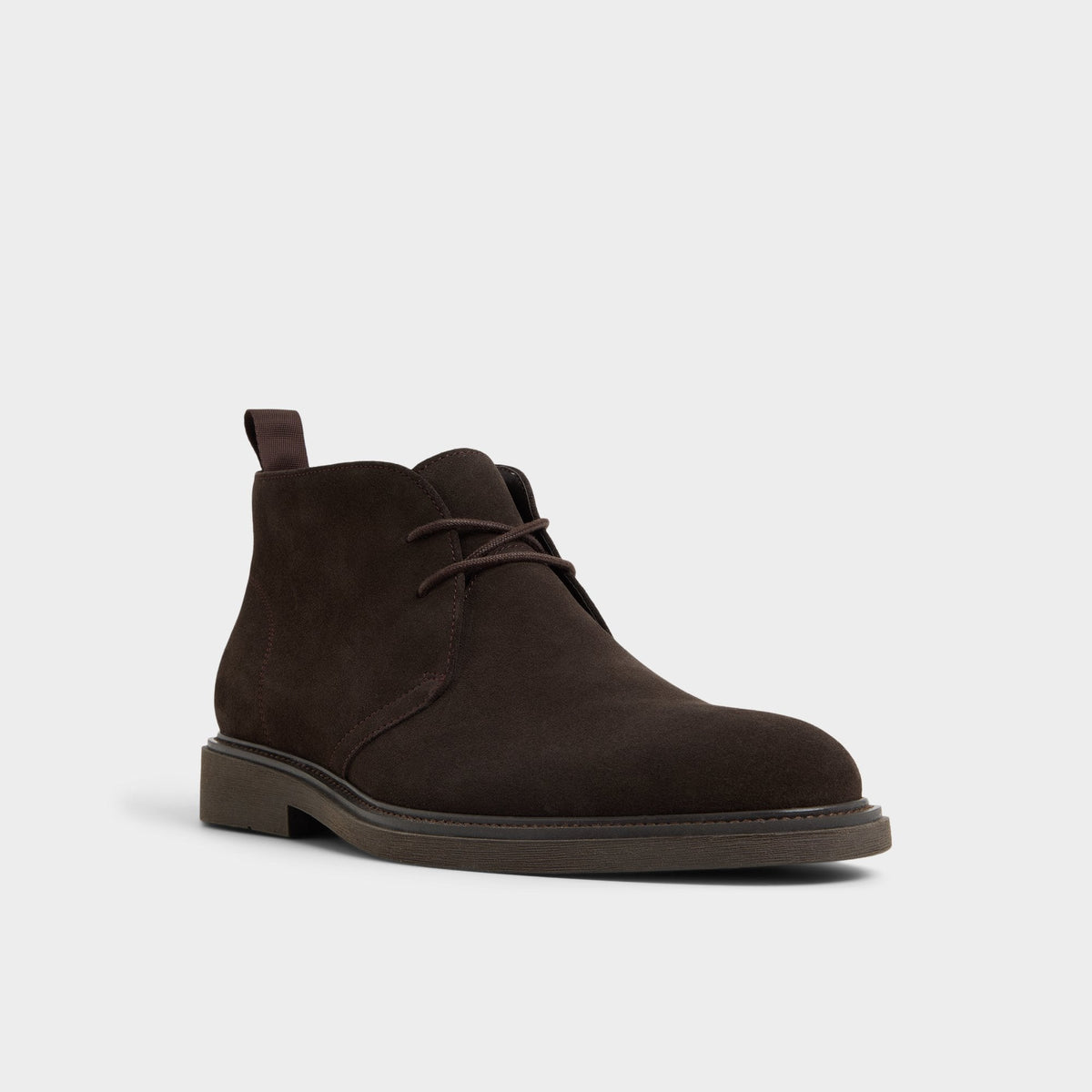 Jefrey Dark Brown Leather Suede Men's Chukka boots - Chukka boot | Aldo