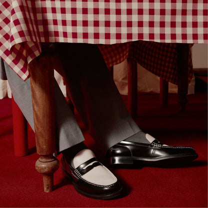 Kieran Black/White Men's Dress Shoes - Loafer | Aldo