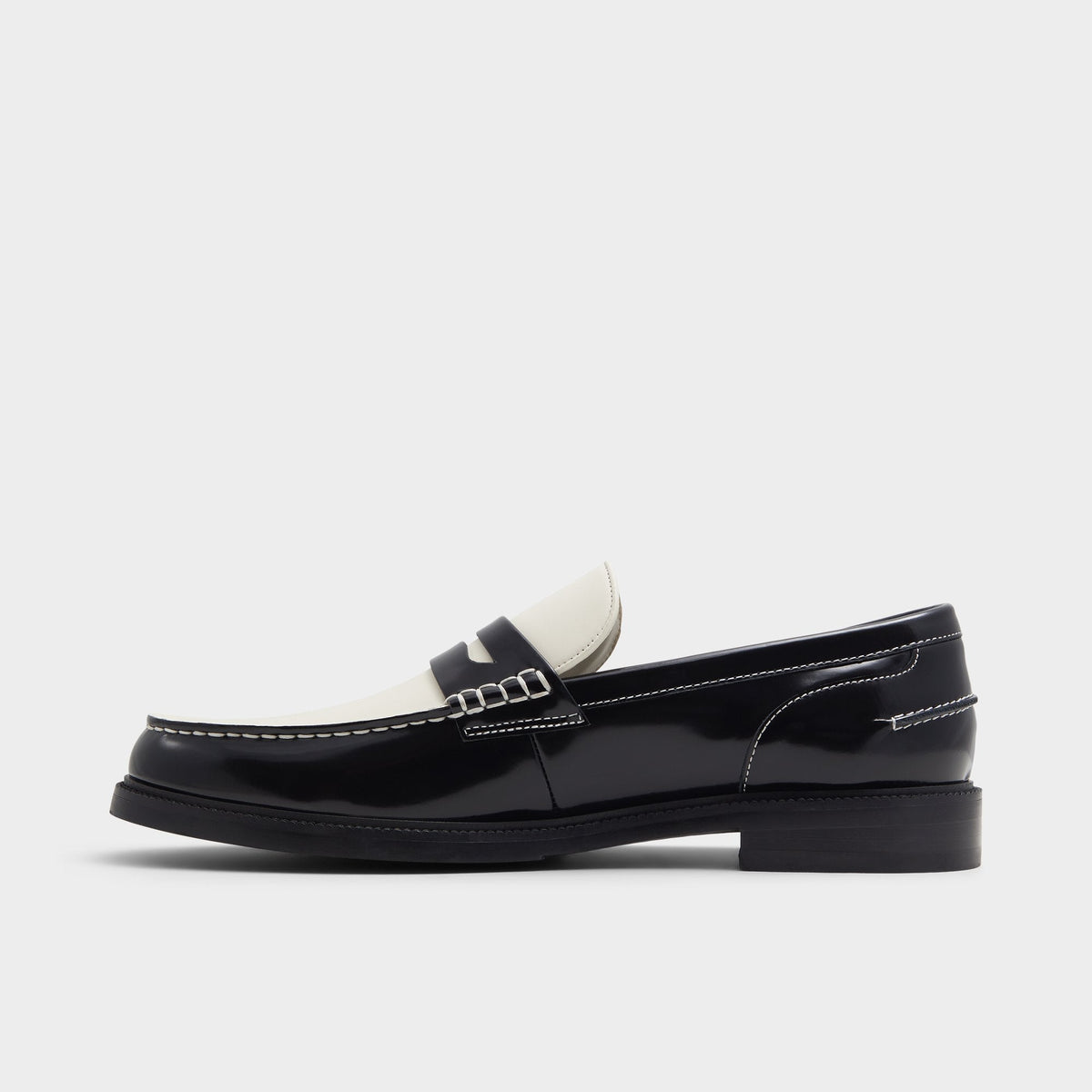 Kieran Black/White Men's Dress Shoes - Loafer | Aldo