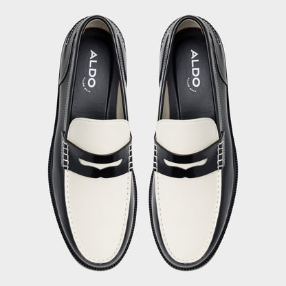 Kieran Black/White Men's Dress Shoes - Loafer | Aldo