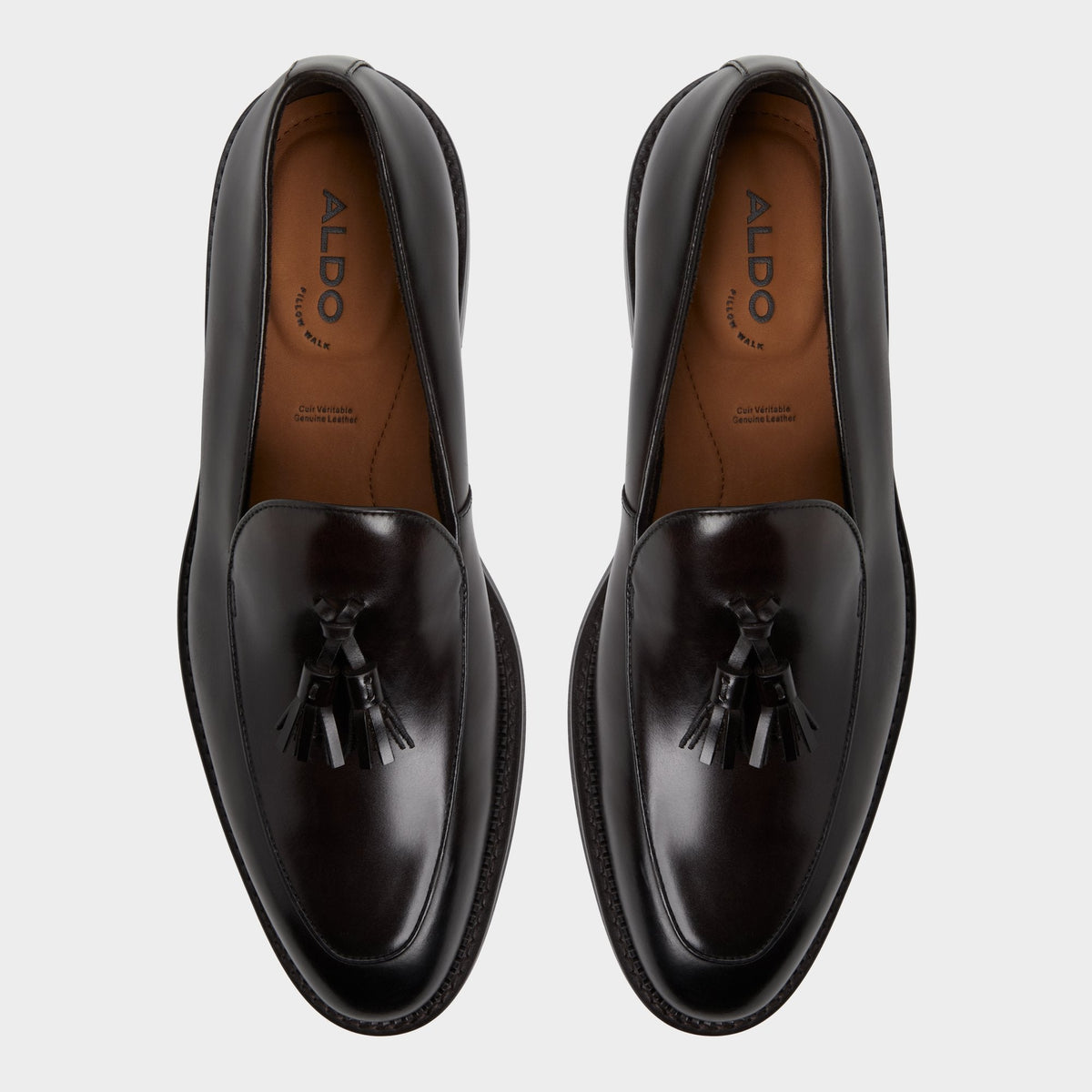 Portos Dark Brown Men's Dress Shoes - Loafer | Aldo
