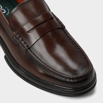 Tucker Other Brown Leather Smooth Men's Loafers & Slip-Ons - Loafer | Aldo