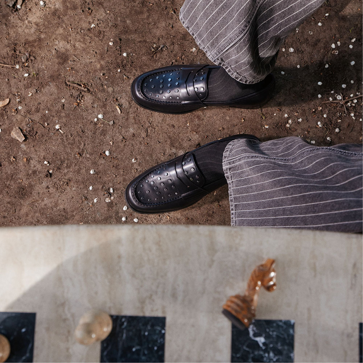 Keifer Black/Silver Multi Men's Dress Shoes - Loafer | Aldo