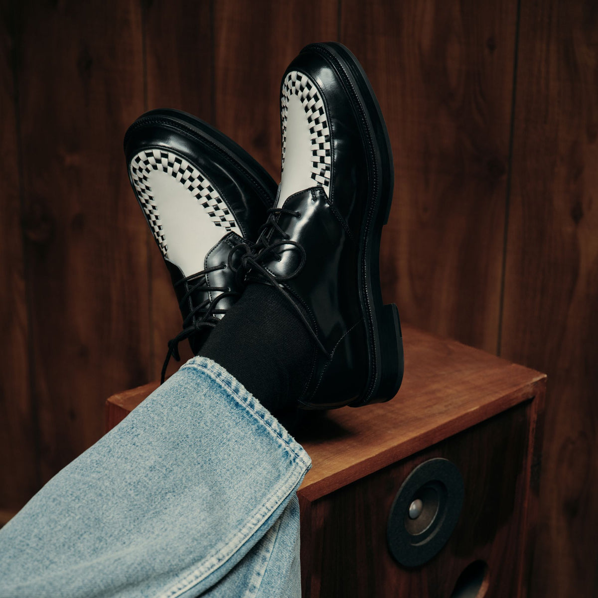 Rocco in Black White - Oxford shoe | Aldo