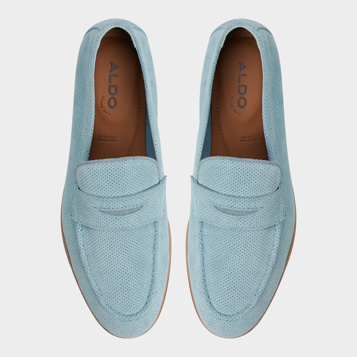 Journey Light Blue Men's Dress Shoes - Loafer | Aldo