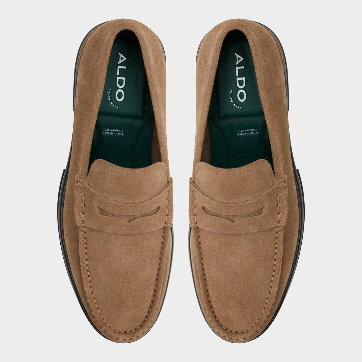 Tucker Other Brown Leather Suede Men's Dress Shoes - Loafer | Aldo