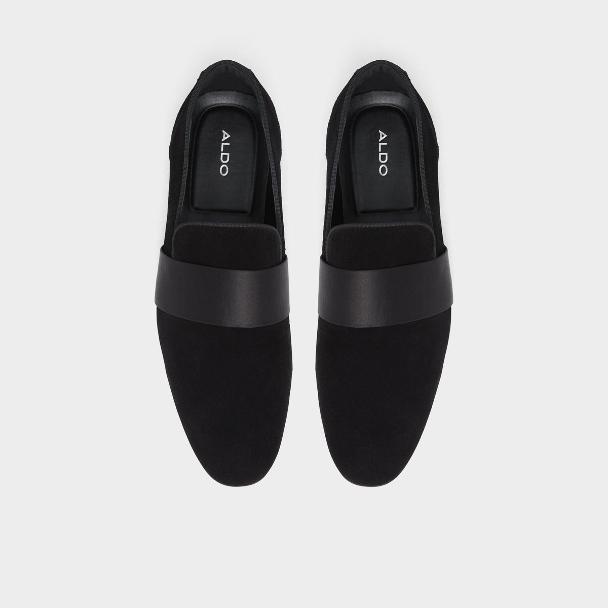 Asaria Open Black Leather Suede Men's Loafers & Slip-Ons - Loafer | Aldo