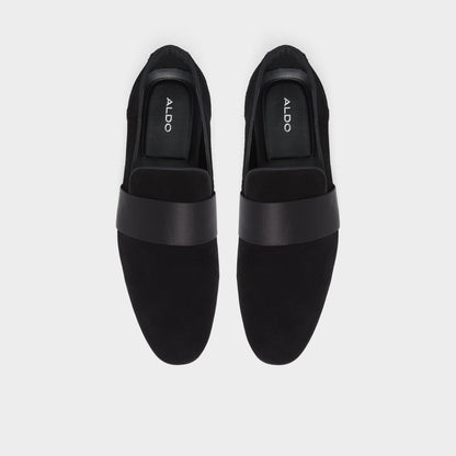 Asaria Open Black Leather Suede Men's Loafers & Slip-Ons - Loafer | Aldo