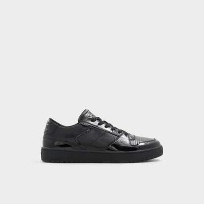 Zethan Black Synthetic Patent Men's Low top - Low top sneaker, Cup sole | Aldo
