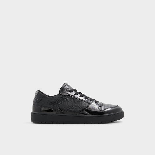 Zethan Black Synthetic Patent Men's Low top - Low top sneaker, Cup sole | Aldo