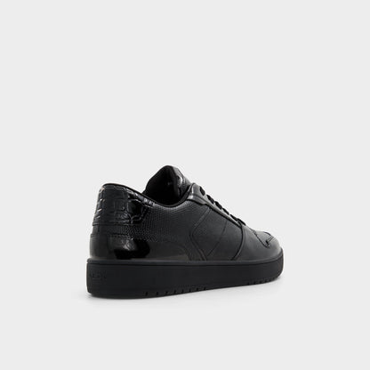 Zethan Black Synthetic Patent Men's Low top - Low top sneaker, Cup sole | Aldo