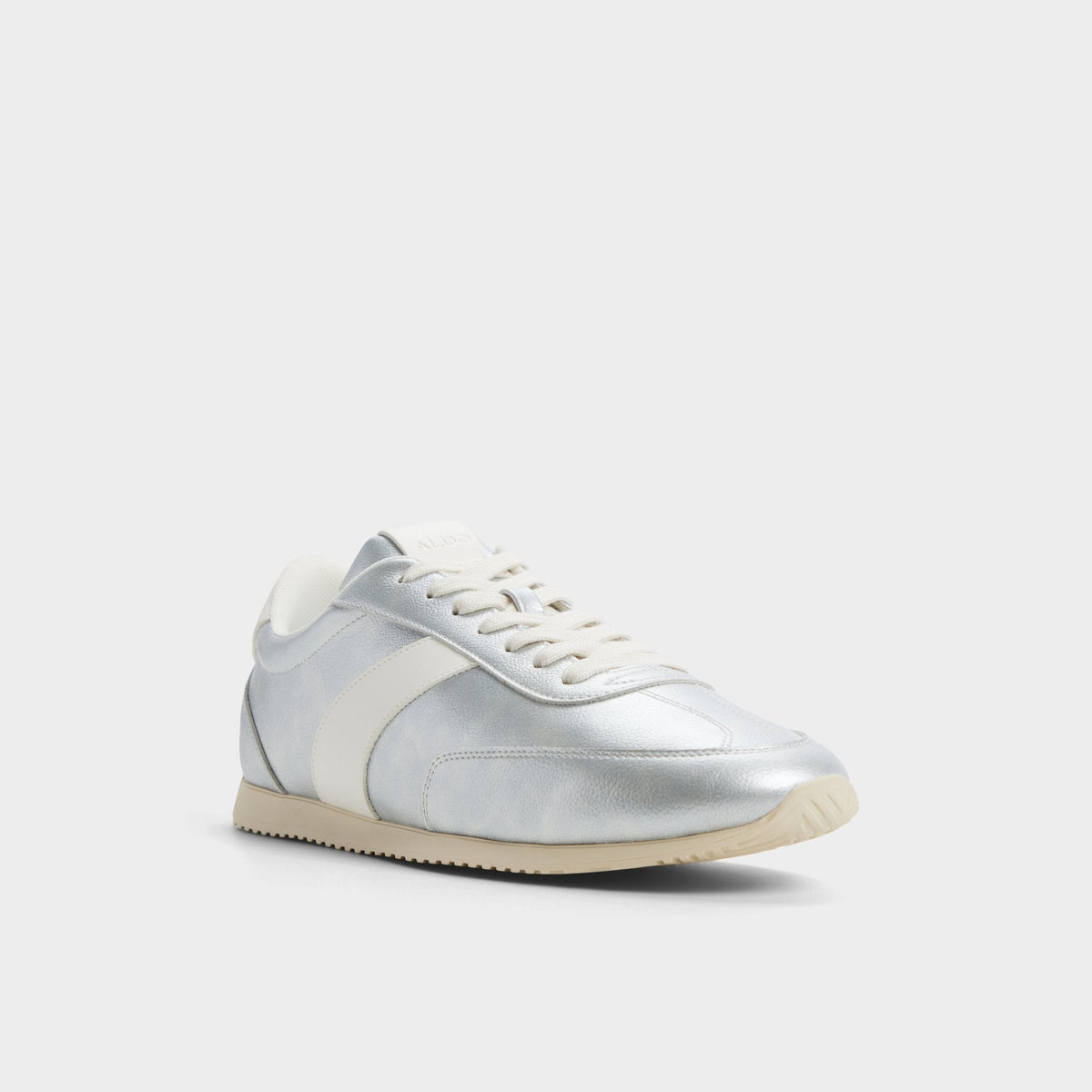 Nathaniel in Silver - Low top sneaker, Cup sole | Aldo