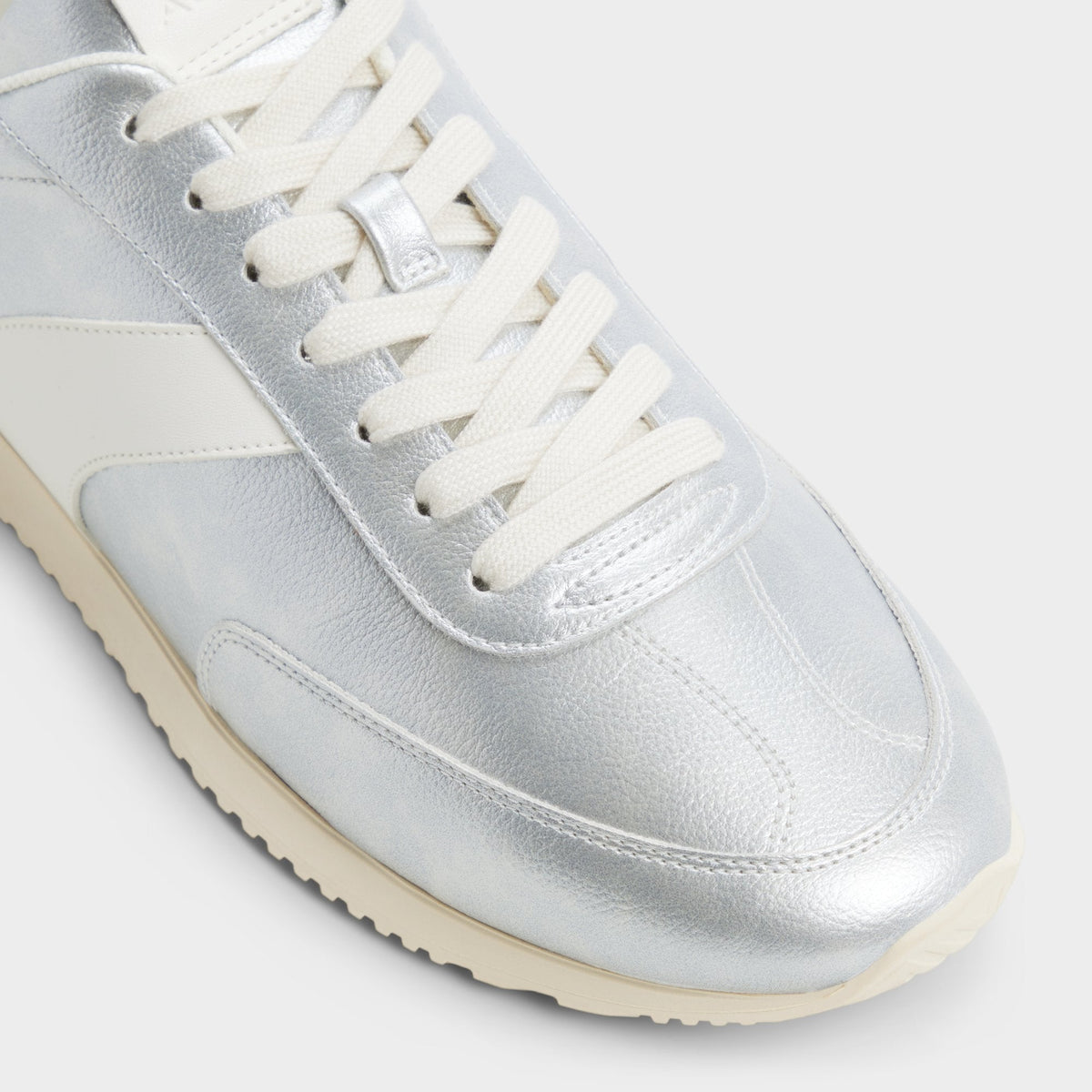 Nathaniel in Silver - Low top sneaker, Cup sole | Aldo