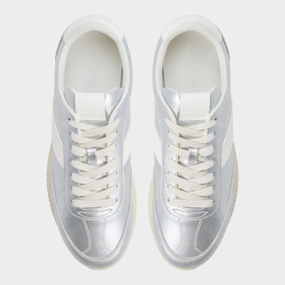 Nathaniel in Silver - Low top sneaker, Cup sole | Aldo
