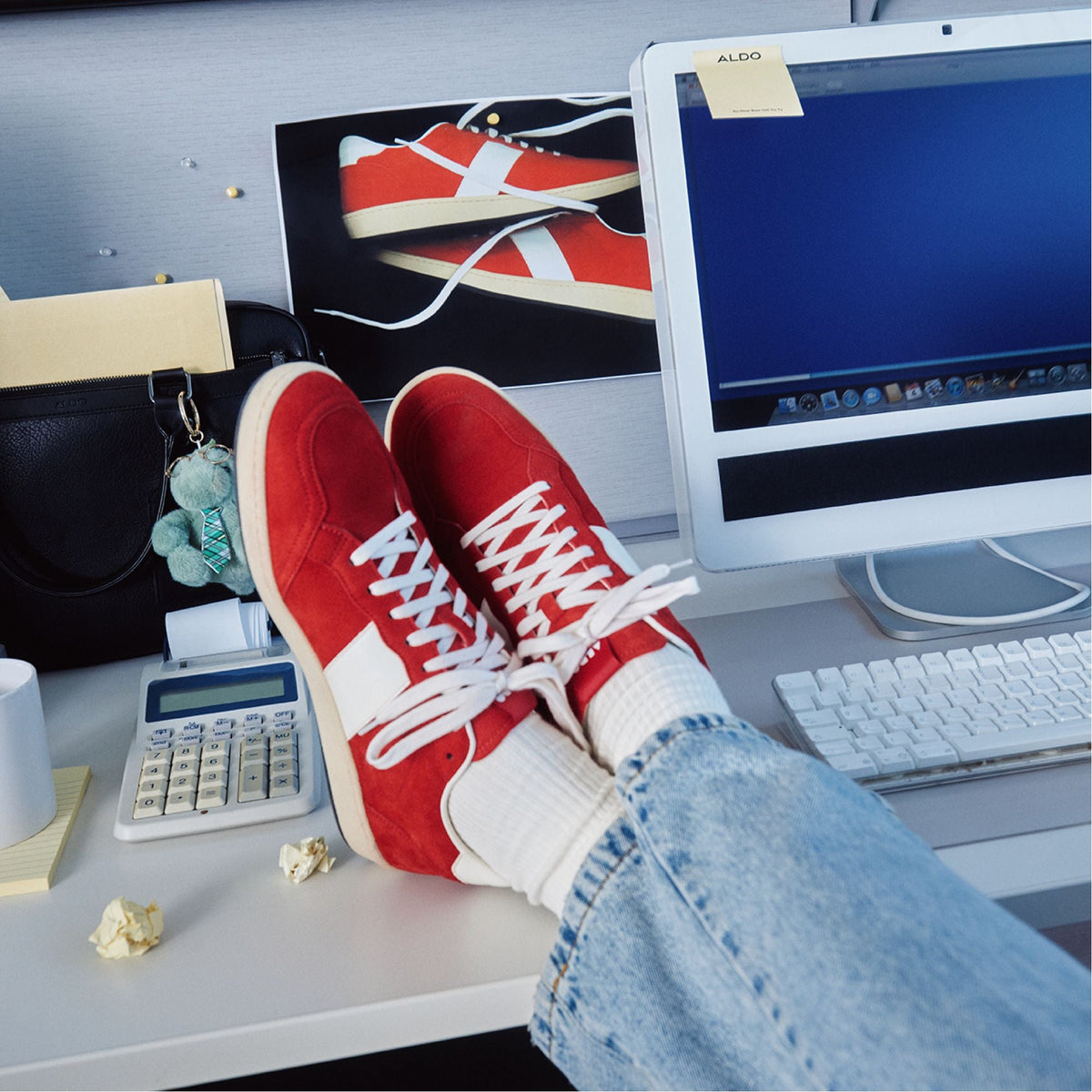 Roscoe in Red 14161307 - Low top sneaker, Cup sole | Aldo