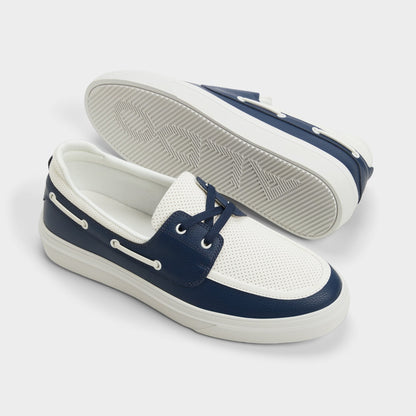 Wildwave White/Navy Men's Casual Shoes - Boat shoe | Aldo