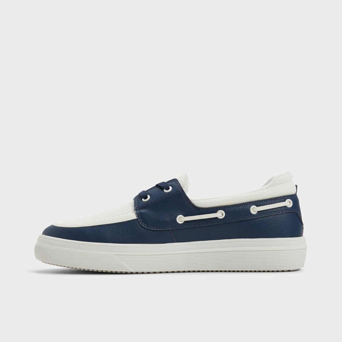 Wildwave White/Navy Men's Casual Shoes - Boat shoe | Aldo