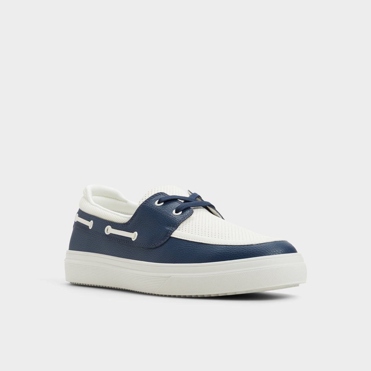 Wildwave White/Navy Men's Casual Shoes - Boat shoe | Aldo