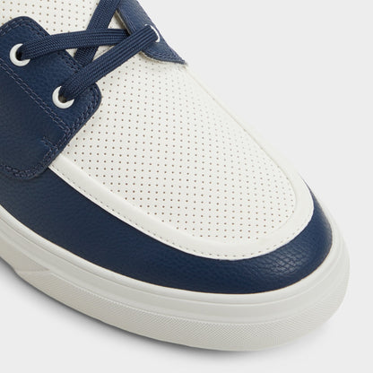Wildwave White/Navy Men's Casual Shoes - Boat shoe | Aldo