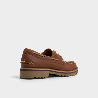 Cedric in Brown Overflow - Boat shoe | Aldo