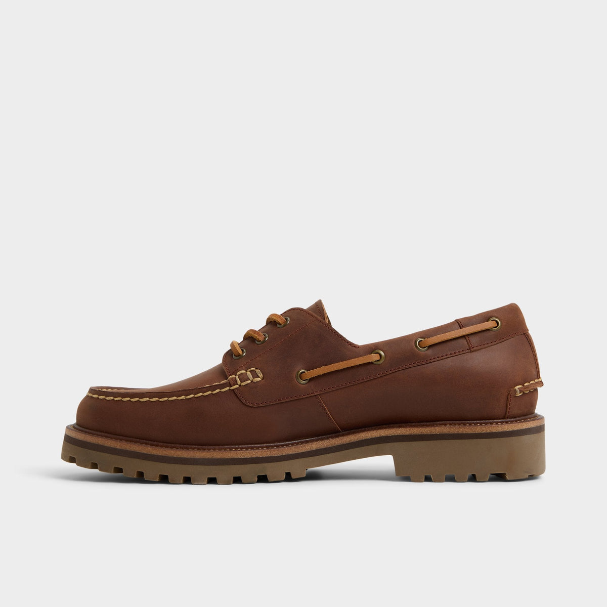 Cedric in Brown Overflow - Boat shoe | Aldo