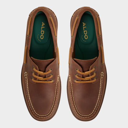 Cedric in Brown Overflow - Boat shoe | Aldo