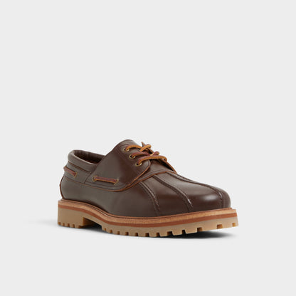 Finn in Medium Brown - Boat shoe, Lug sole | Aldo