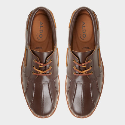 Finn in Medium Brown - Boat shoe, Lug sole | Aldo