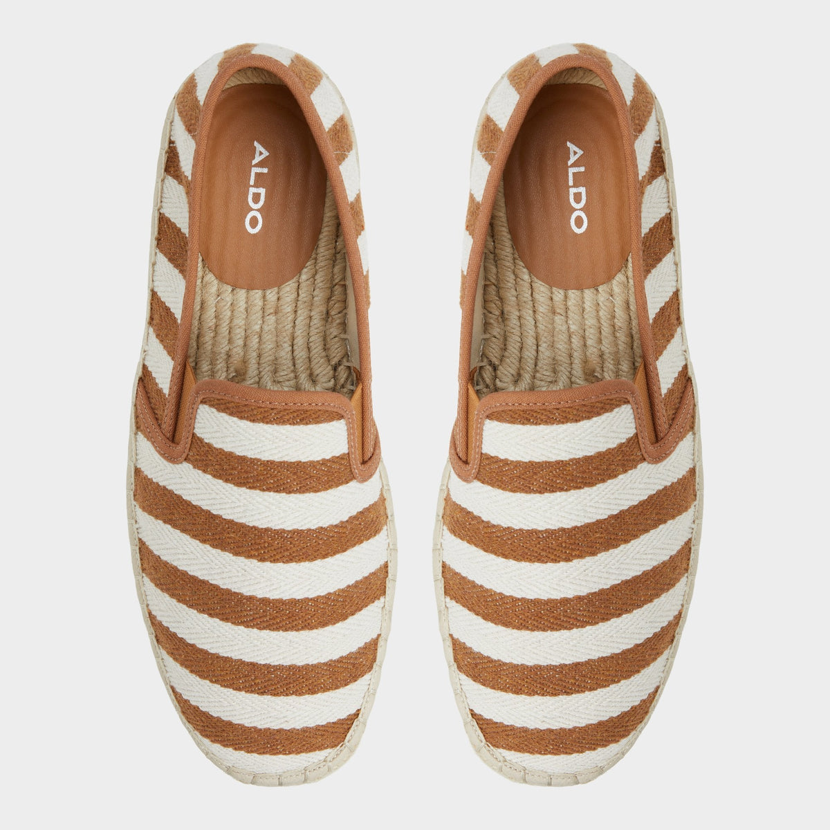 Johnney Cognac Textile Canvas Men's Espadrilles - Espadrille | Aldo