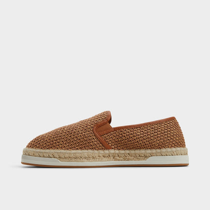 Johnney Cognac Textile Raffia Men's Espadrilles - Espadrille | Aldo