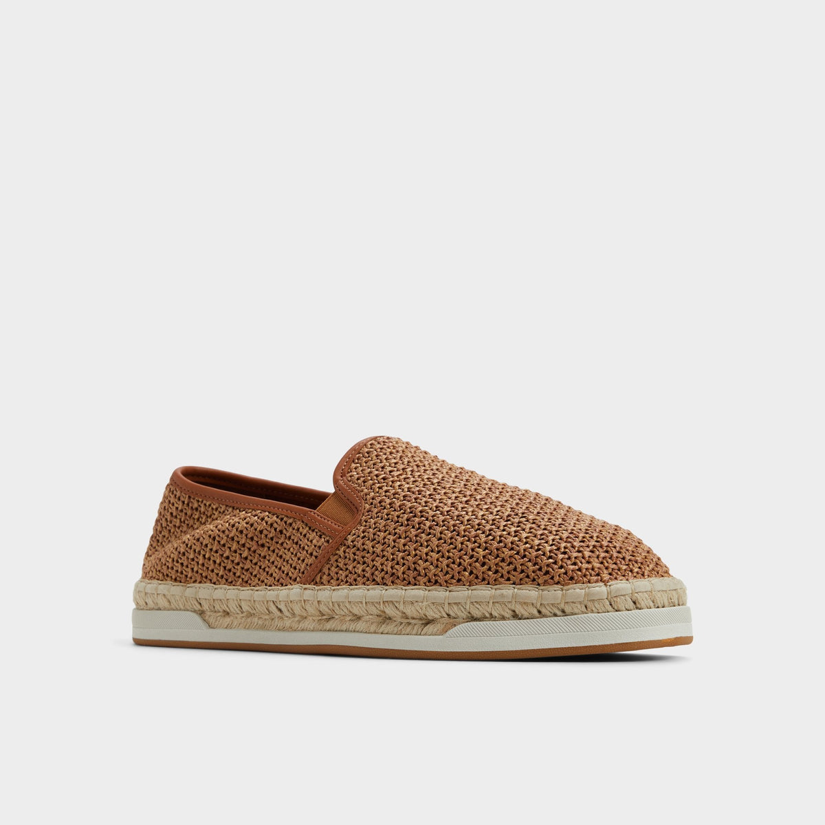 Johnney Cognac Textile Raffia Men's Espadrilles - Espadrille | Aldo