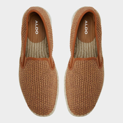 Johnney Cognac Textile Raffia Men's Espadrilles - Espadrille | Aldo
