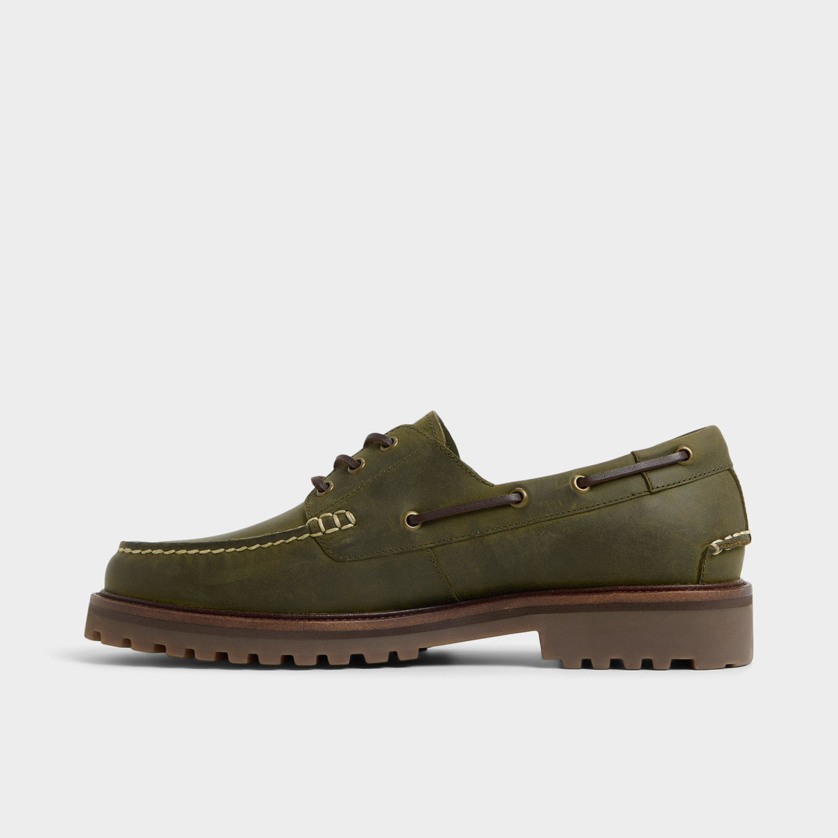 Cedric in Khaki - Boat shoe | Aldo