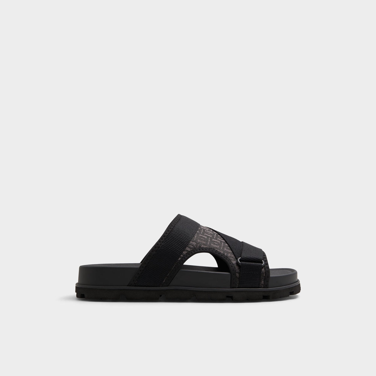 Deniels Open Black Men's Slides - Slide sandal | Aldo
