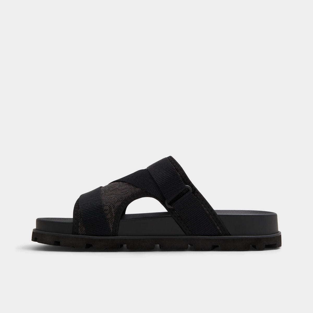 Deniels Open Black Men's Slides - Slide sandal | Aldo