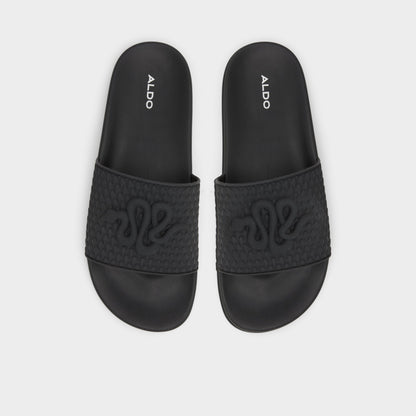 Kedau Black Men's Slides - Slide sandal | Aldo