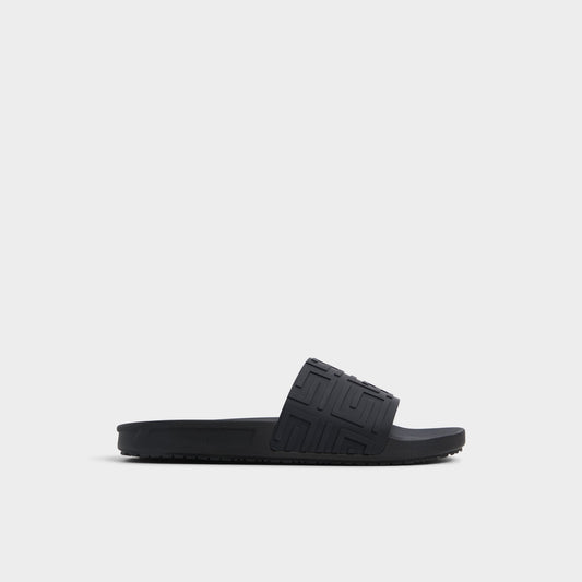Atrani Black Men's Slides - Slide sandal | Aldo