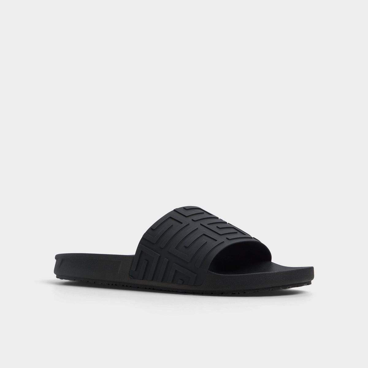 Atrani Black Men's Slides - Slide sandal | Aldo