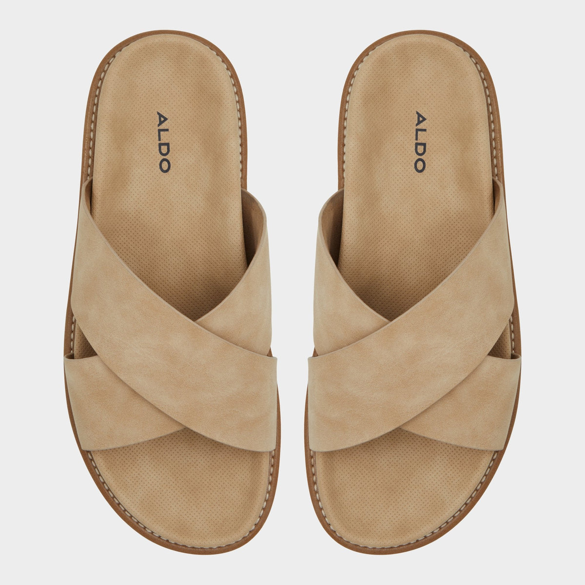 Marrin Beige Men's Slides - Slide sandal | Aldo