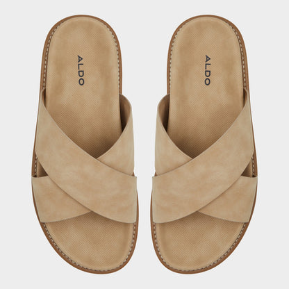 Marrin Beige Men's Slides - Slide sandal | Aldo
