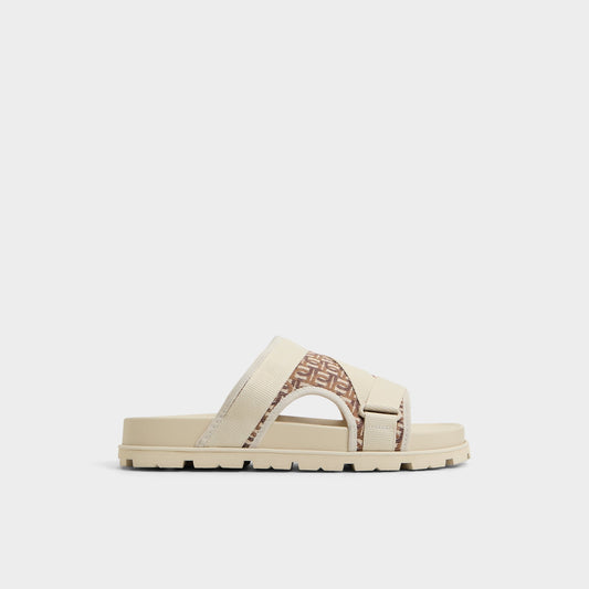 Deniels Medium Beige Men's Slides - Slide sandal | Aldo