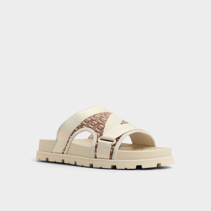 Deniels Medium Beige Men's Slides - Slide sandal | Aldo